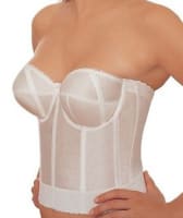 Goddess Bridal Bustier - White Bras