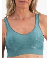 Playtex Comfort Revolution Contour Dot Wire Free Bra - Gem Green Bras