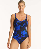 Sea Level Tradewind DD-E Cup One Piece Bralette - Night Sky Swim