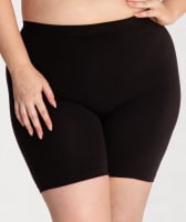 Underbliss Seamless Bamboo Blend Anti-Chafing Shorts - Black Shapewear