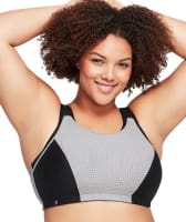 Glamorise Custom Control Sports Bra - Black Bras 10B