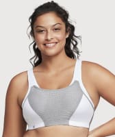 Glamorise Custom Control Sports Bra - Grey Bras 