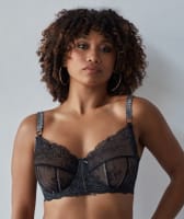 Me. by Bendon Sofia Underwire Bra - Jet/Pewter Bras