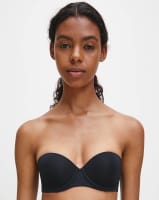 Calvin Klein Strapless Capsule Push Up Strapless Bra - Black Bras