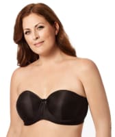 Elila Molded Spacer Underwired Strapless Bra Bras 12D Black