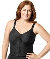 Elila Non-Underwired Front Opening Longline Bra Bras