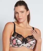 Fayreform Wild Violet Underwire Bra - Hydrangea Print Bras