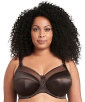 Goddess Keira Underwired Banded Bra - Chocolate Bras