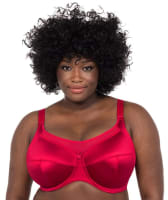 Goddess Keira Underwired Full Cup Bra - Crimson Bras