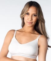 Hotmilk Elevate Cotton Multifit Wire-free Nursing Bra - Shell Marle Bras