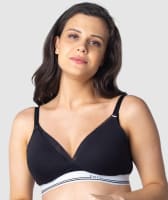 Hotmilk Icon Cotton T-Shirt Wire-free Nursing Bra - Black Bras 