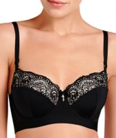Lovable Castaspell Long Line Bra - Black Bras