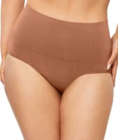 Nancy Ganz Bamboo Essentials Waisted Brief - Cocoa Shapewear