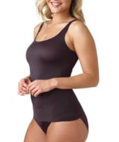 Naomi & Nicole Camisole with Underarm Smoothing - Black Sleep