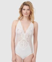 Oh!Zuza Lace Bodysuit - Ivory Bodysuits & Basques