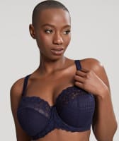 Panache Envy Underwired Balconnet Bra - Navy Bras