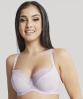 Panache Blossom Balconnet Bra - Lilac Bras