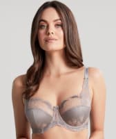 Panache Clara Full Cup Underwired Bra - Opal Grey Bras