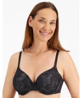 Playtex Ultralight Elegance T-Shirt Bra - Black Bras