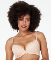 Pleasure State My Fit Lace Push Up Plunge Bra - Frappe Bras