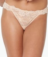 Pleasure State My Fit Lace Thong Brief - Frappe Knickers
