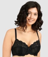 Sans Complexe Ariane Full Cup Underwired Lace Bra - Black Bras