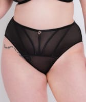 Scantilly Senses High Waist Brief - Black Knickers