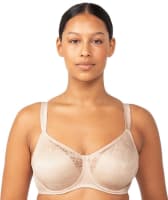 Triumph Lacy Minimizer Bra - New Beige Bras