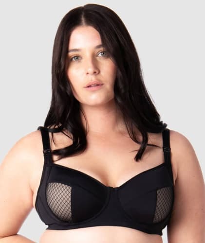 Hotmilk Enlighten Balconette Nursing Bra - Black Bras 