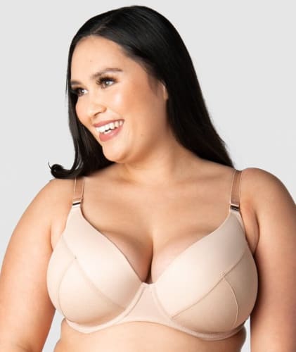 Hotmilk Lunar Eclipse Plunge Contour Nursing Bra - Naked Bras 