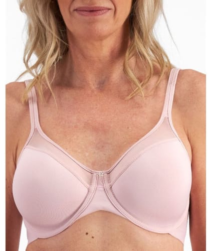 Playtex Ultralight Illusion Neckline Underwire Bra - Barely Pink Bras 