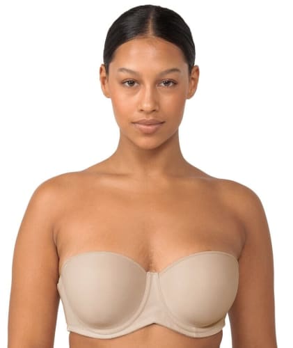 Triumph Beautiful Silhouette Strapless Convertible Bra - Nude Bras 