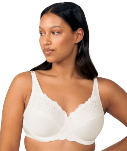 Triumph Embroidered Minimizer Bra - Vanille Bras 