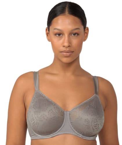 Triumph Lacy Minimizer Bra - Coffee Sugar Bras 