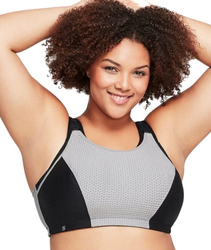 Glamorise Custom Control Sports Bra - Black Bras 10B 