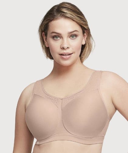 Glamorise High Impact Seamless Sports Bra Cafe Bras 