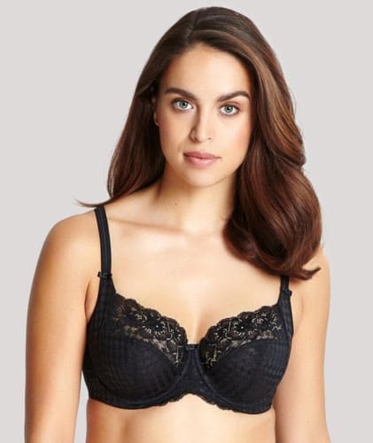 Panache Envy Underwired Balconnet Bra - Black 