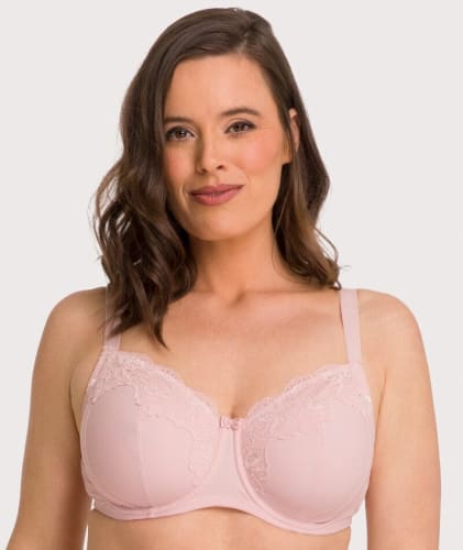 Ava & Audrey Jacqueline Full Cup Underwired Bra - Blush Bras