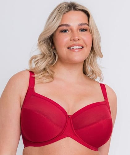 Curvy Kate Wonderfully Full Cup Bra - Strawberry Red Bras 