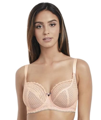 Freya Daisy Lace Underwire Balcony K Cup Bra - Blush Bras 6GG Blush 