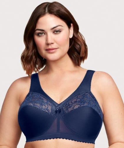 Glamorise MagicLift Original Wire-free Support Bra - Blue Bras 
