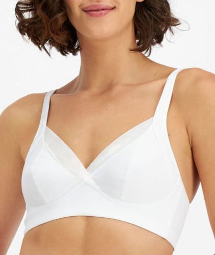 Playtex Ultralight Elegance Non-Contour Wire-free Bra - White Bras 