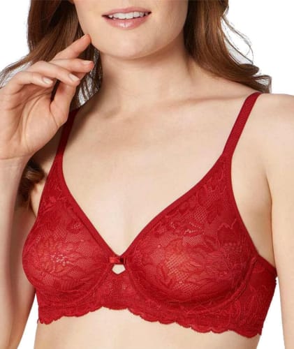 Triumph Amourette Charm Non-Padded Bra - Spicy Red Bras 
