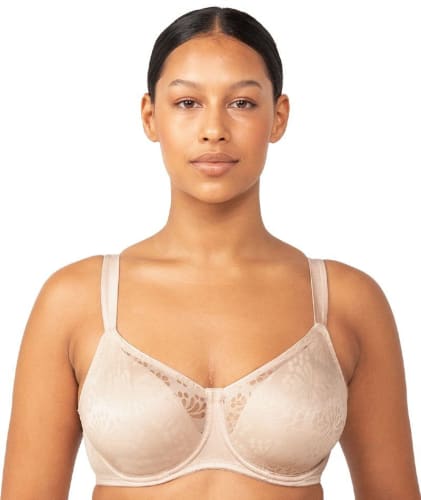 Triumph Lacy Minimizer Bra - New Beige Bras 