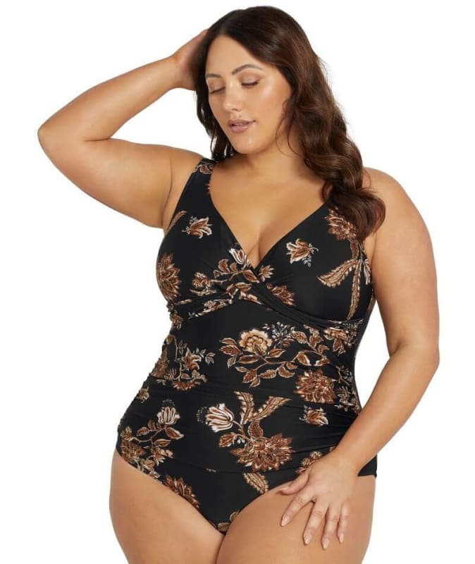 Artesands Chantique Delacroix Cross Front D-G Cup One Piece Swimsuit - Black Swim