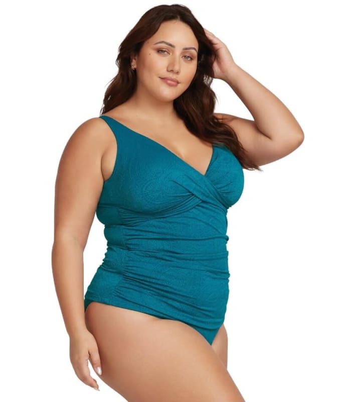 Artesands Jewel La Traviata Delacroix Cross Front D-G Cup Tankini Top - Jewel Swim
