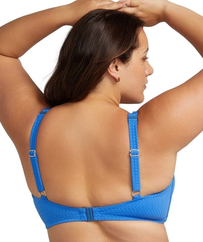 Artesands Nefertiti Raphael E-F Cup Underwire Bikini Top - Blue Swim