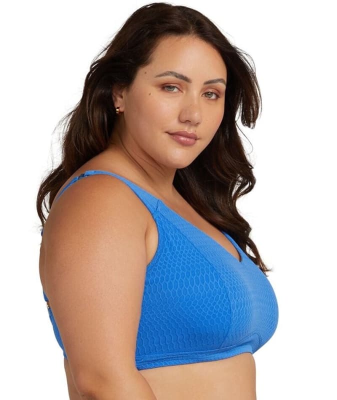Artesands Nefertiti Raphael E-F Cup Underwire Bikini Top - Blue Swim