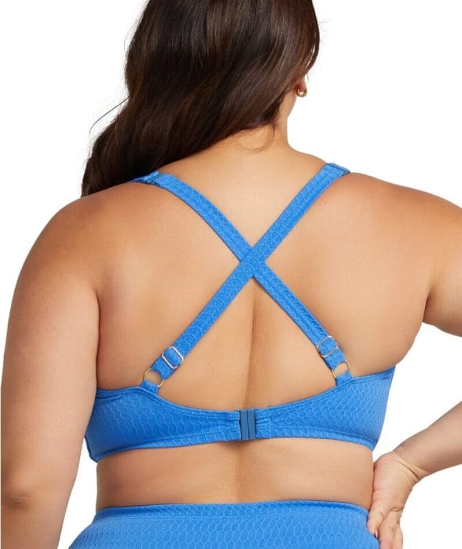 Artesands Nefertiti Raphael E-F Cup Underwire Bikini Top - Blue Swim