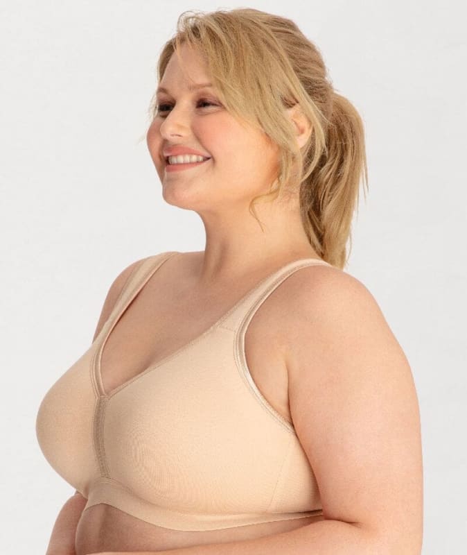 Ava & Audrey Faye Cotton Wire-free Support Bra 2 Pack - Frappe Bras